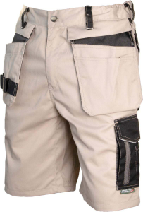 Spodnie robocze szorty SUMMER LINE beżowy 3XL STALCO S-44600