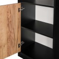 Regal-biurowy-na-segregatory-Mega-M-H-200-cm-L-60-cm-G-35-cm-dab-kraft-czarny-MPP001513-4.jpg