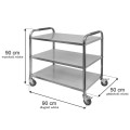 Wozek-gastronomiczny-kelnerski-90x50x90-cm-Mega-M-STANDARD-3-polki-stal-nierdzewna-MTP004686-wymiarowanie.jpg