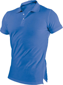 Koszulka polo męska GARU niebieski S STALCO S-44655