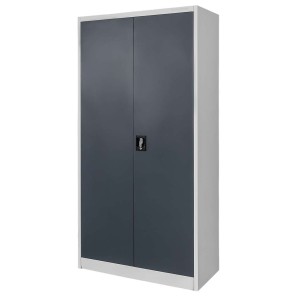 Szafa metalowa na dokumenty FURVERO W-101 S/G szara / grafitowa 90/40/185cm skręcana
