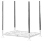 Wspornik rura do regału typu Manurack 150x6 cm