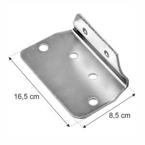 Stopa do słupa regału MAGO HX G-8.5 cm W-16.5 cm ocynk (HX82)