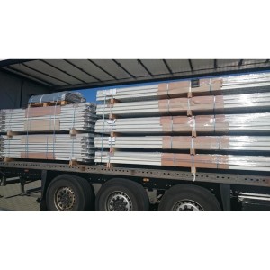 Rama Mago HX 82 H-200 cm G-63 cm W-8.2 cm szara (elementy ramy)