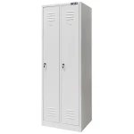 Szafka BHP ubraniowa pracownicza 2-drzwiowa S-60 cm szara