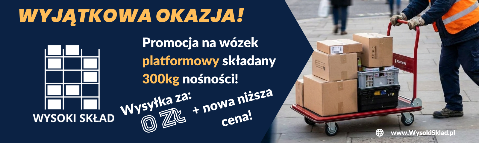 Wózek 300kg w promocji