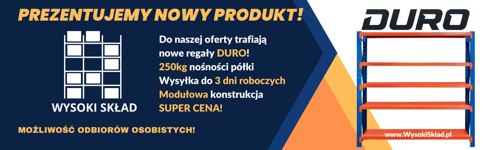 Nowe regały DURO