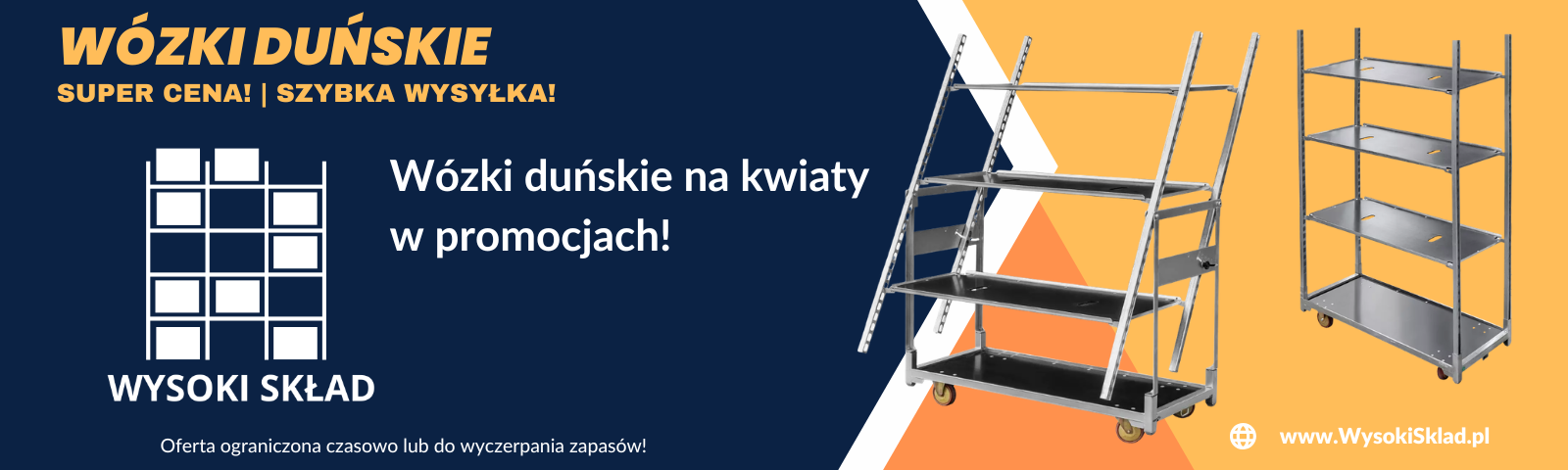 Wózki duńskie w promocji!